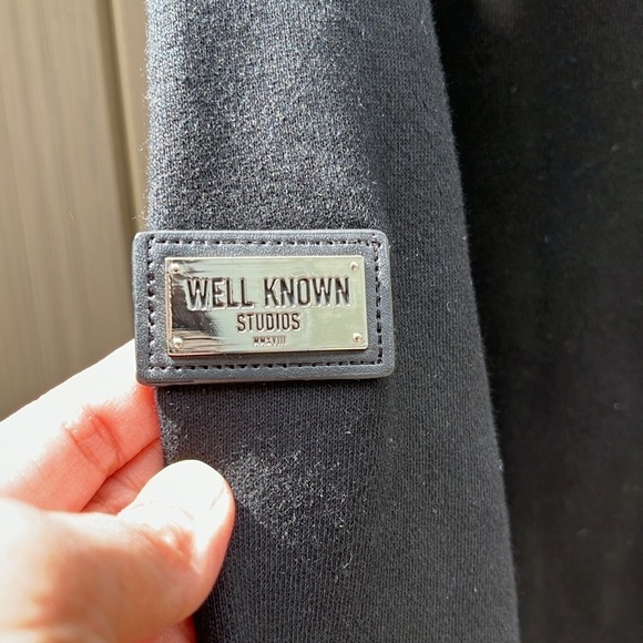 Well Known Studios Car Hoodie Jacket  Pullover Black Men's sz Medium… NWT - Picture 7 of 9